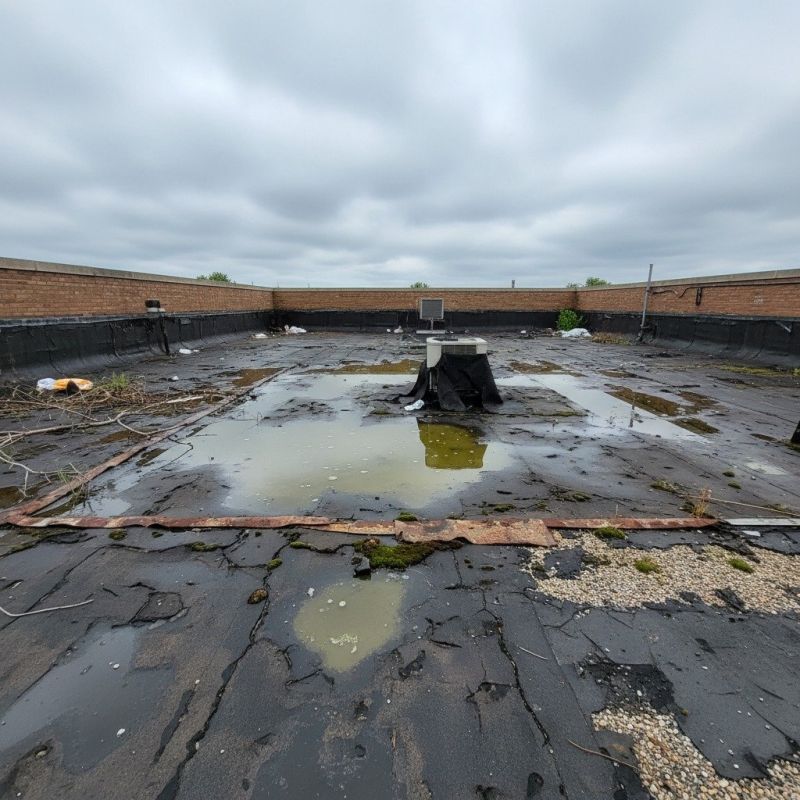 Flat Roof Tar Repair